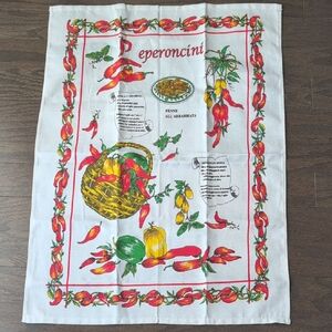 Colorful Peperoncini Kitchen Towel